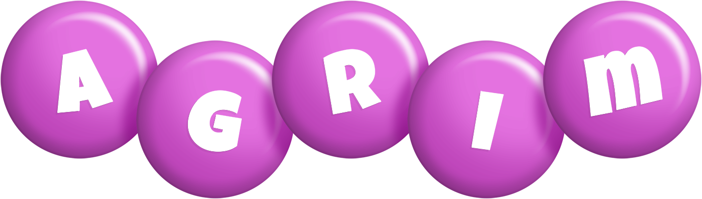 Agrim candy-purple logo