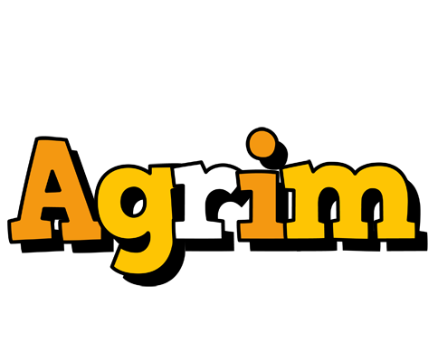 Agrim cartoon logo