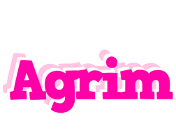 Agrim dancing logo