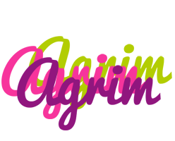 Agrim flowers logo