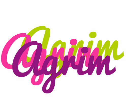 Agrim flowers logo