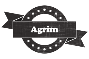 Agrim grunge logo