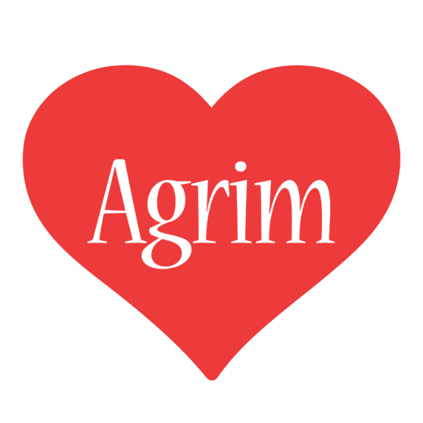 Agrim love logo