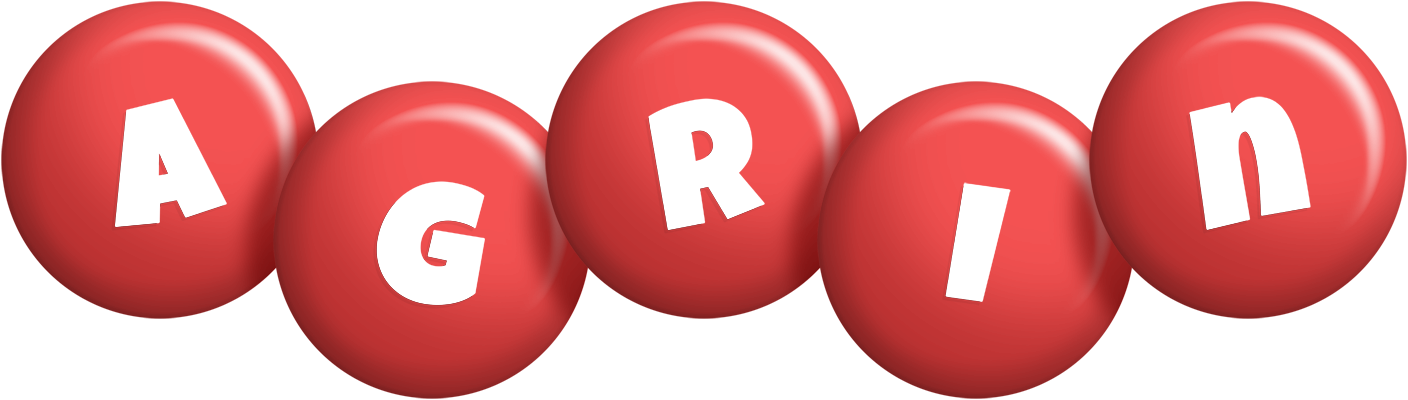 Agrin candy-red logo