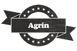 Agrin grunge logo