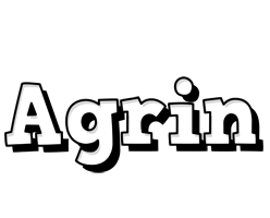 Agrin snowing logo