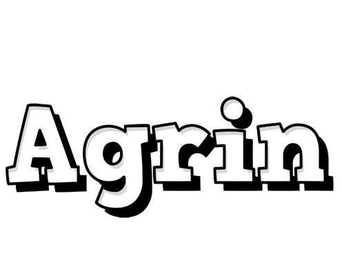Agrin snowing logo