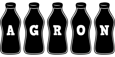 Agron bottle logo