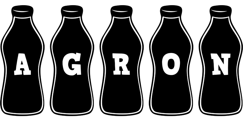 Agron bottle logo
