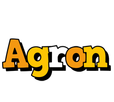 Agron cartoon logo