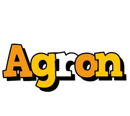 Agron cartoon logo