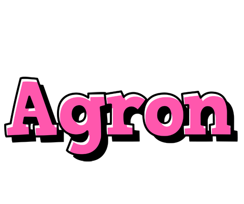 Agron girlish logo