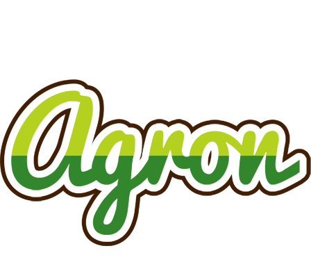 Agron golfing logo