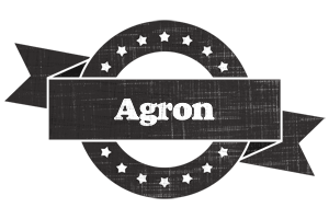 Agron grunge logo