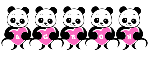 Agron love-panda logo