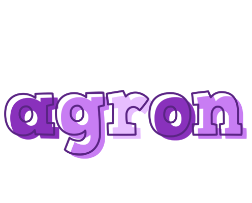 Agron sensual logo