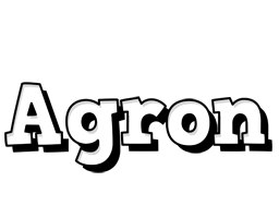 Agron snowing logo