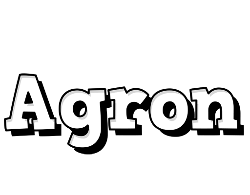 Agron snowing logo