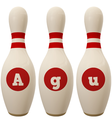 Agu bowling-pin logo