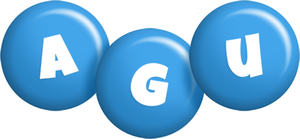 Agu candy-blue logo