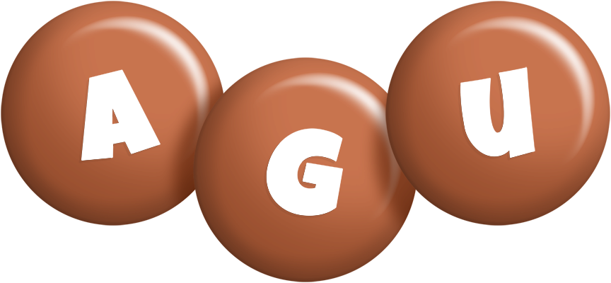 Agu candy-brown logo
