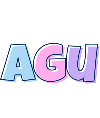 Agu pastel logo