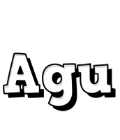 Agu snowing logo