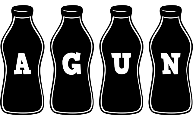 Agun bottle logo