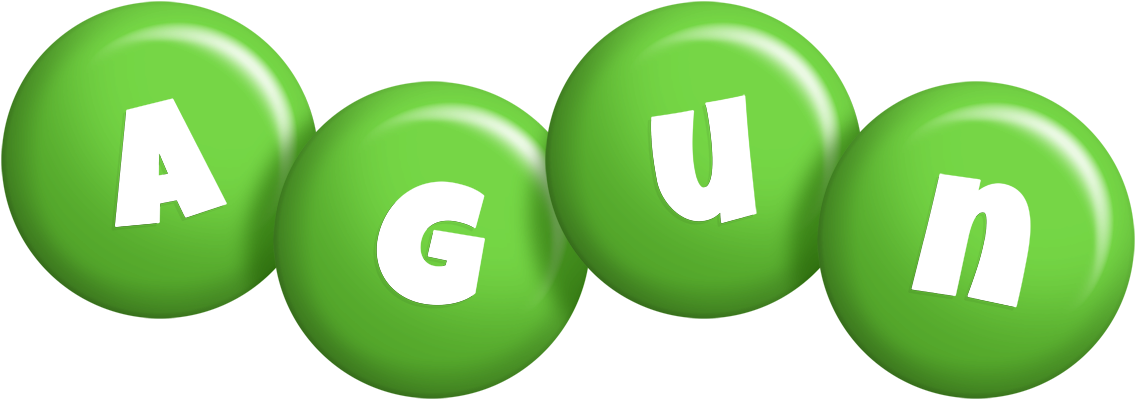Agun candy-green logo