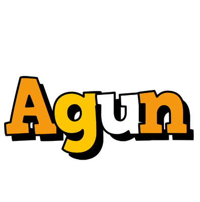 Agun cartoon logo