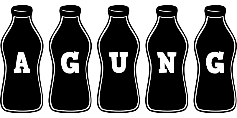 Agung bottle logo
