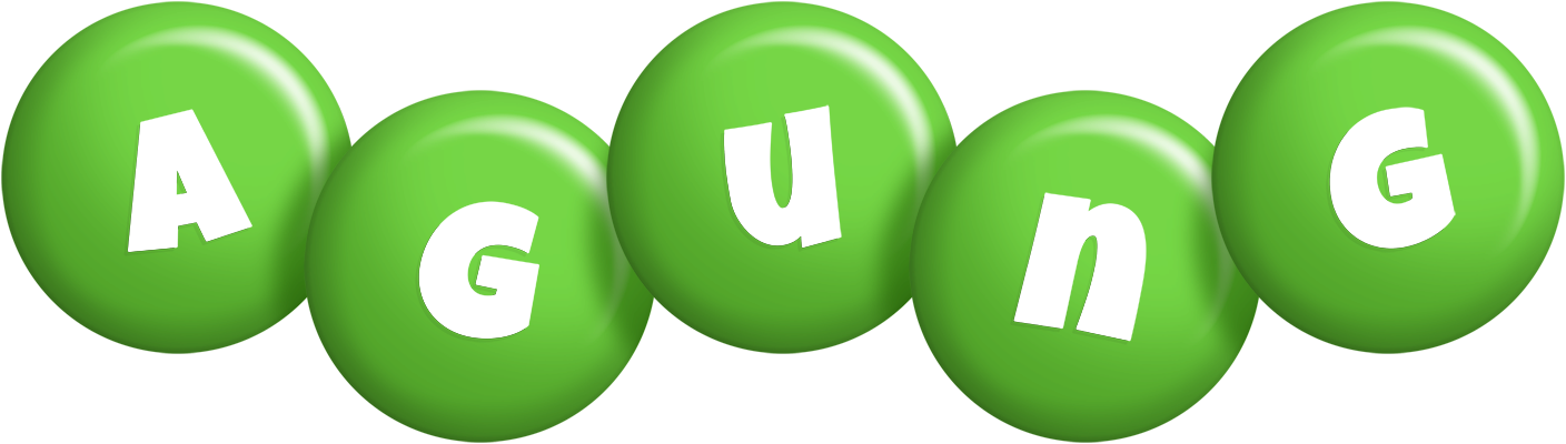 Agung candy-green logo