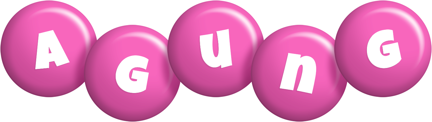 Agung candy-pink logo