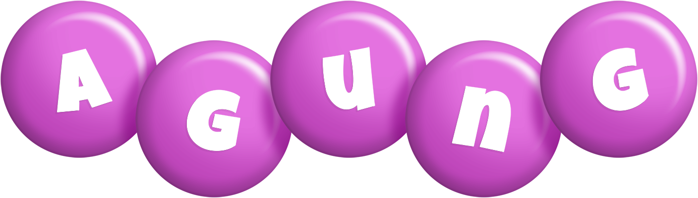 Agung candy-purple logo