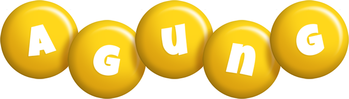 Agung candy-yellow logo