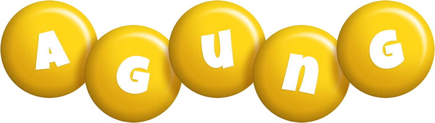 Agung candy-yellow logo