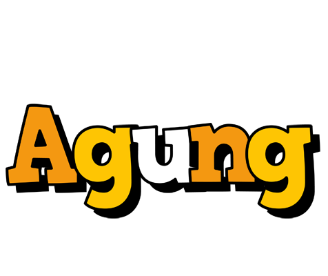 Agung cartoon logo