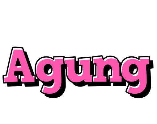 Agung girlish logo