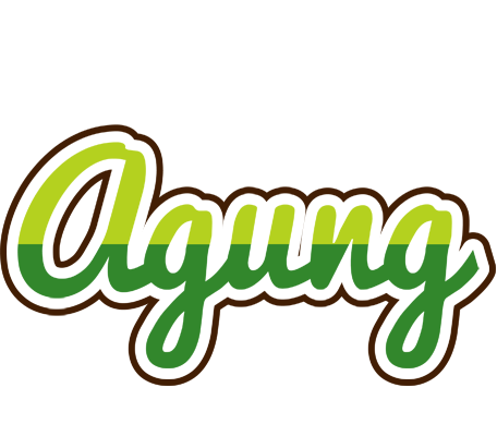Agung golfing logo