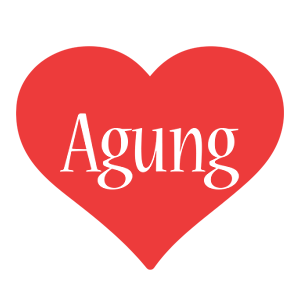 Agung love logo