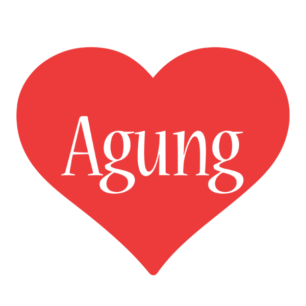 Agung love logo