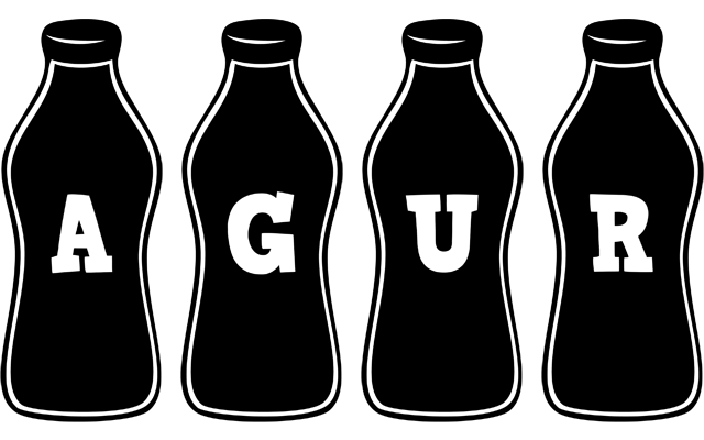 Agur bottle logo