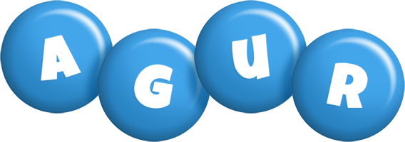 Agur candy-blue logo