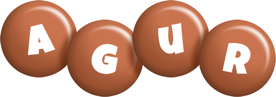 Agur candy-brown logo