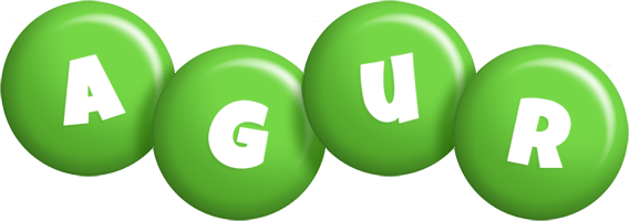 Agur candy-green logo