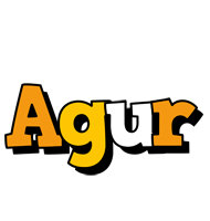 Agur cartoon logo