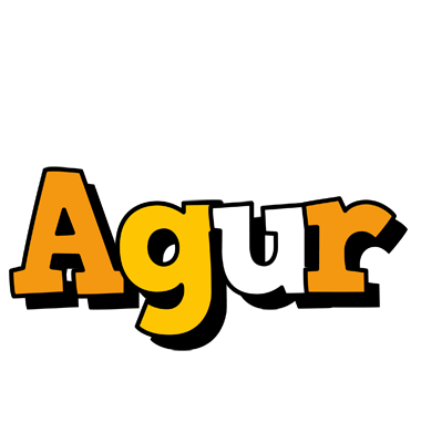 Agur cartoon logo