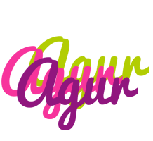 Agur flowers logo