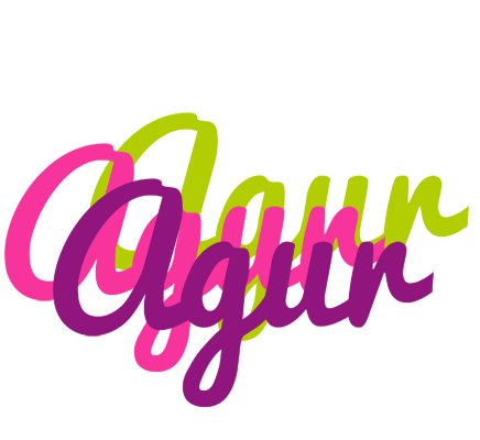 Agur flowers logo