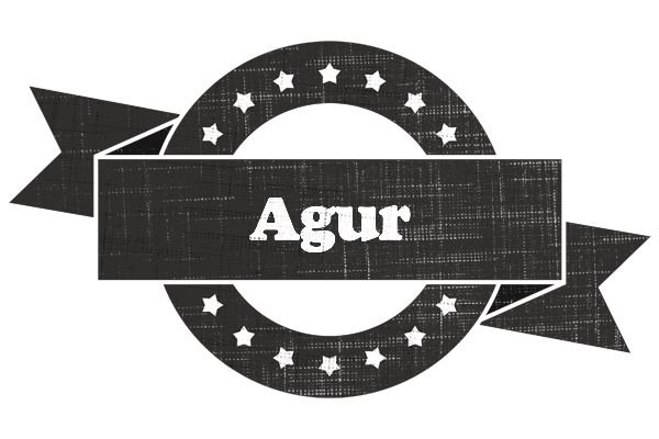 Agur grunge logo